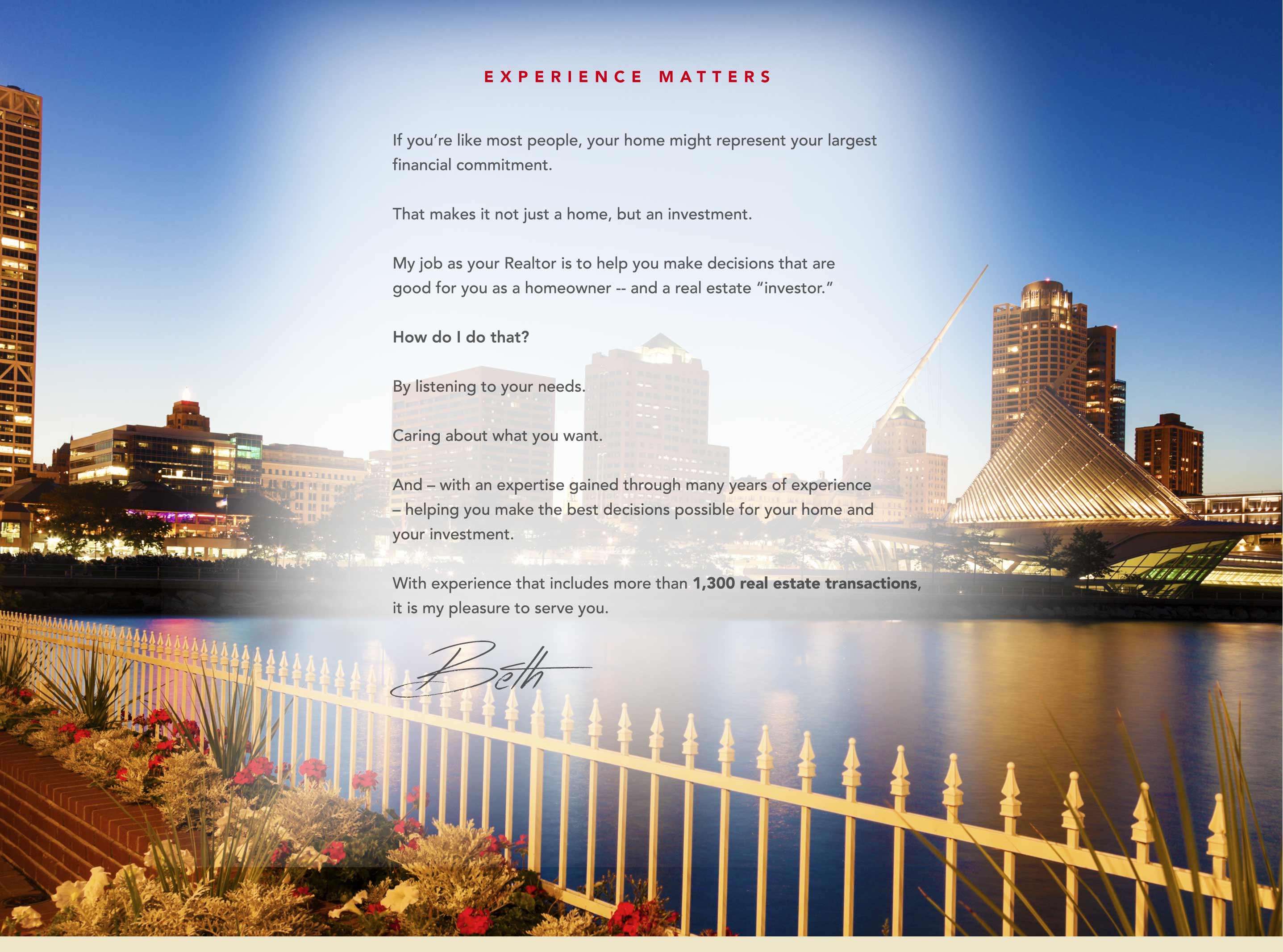 Matters Experience Most People